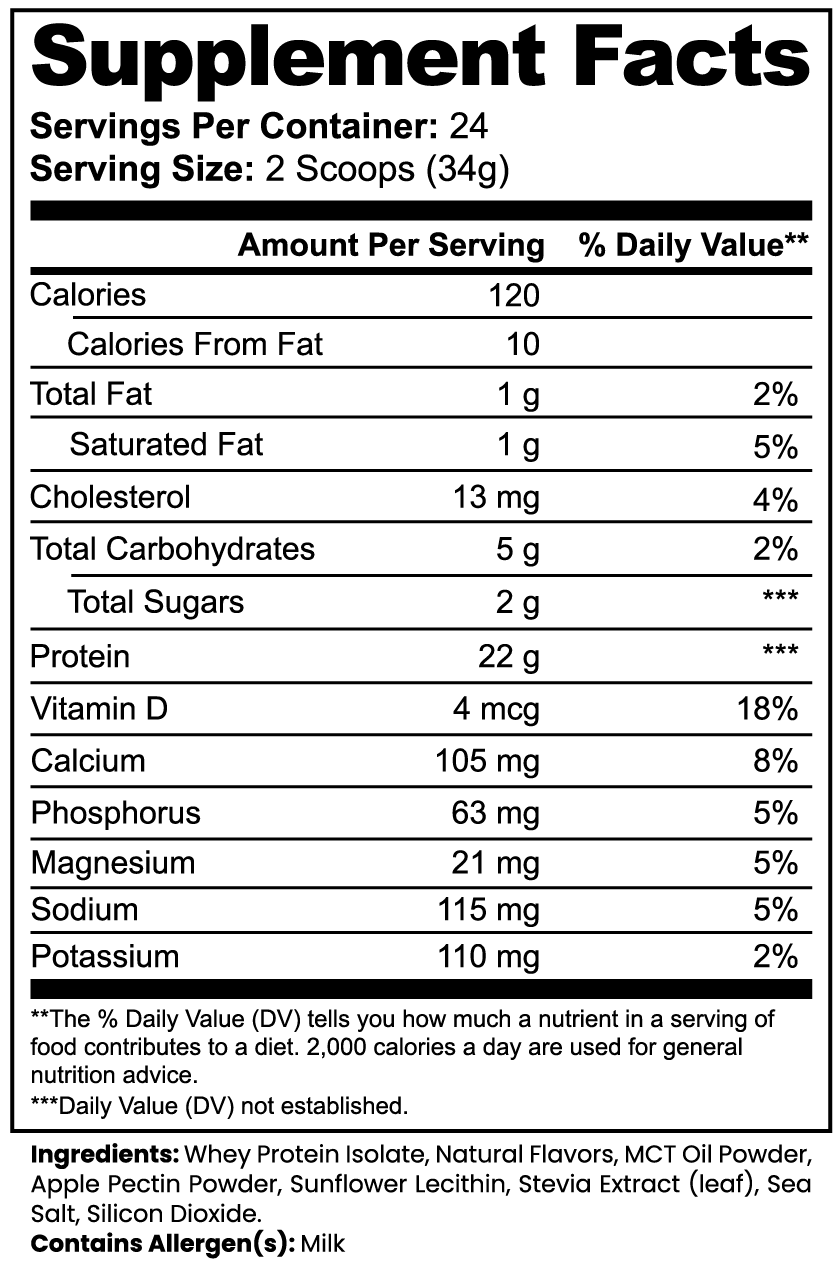 F4Boost Advanced 100% Whey Protein Isolate (Vanilla)
