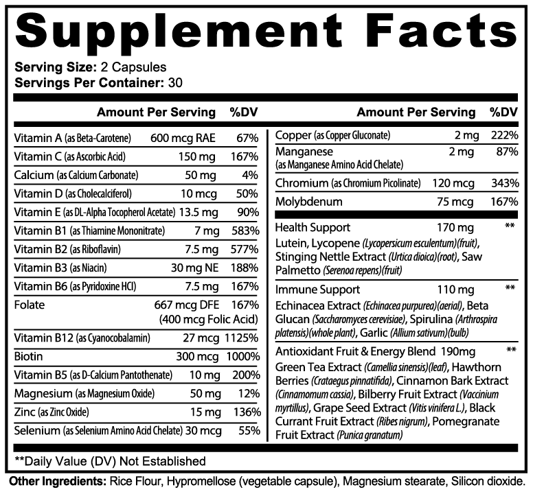F4Boost Complete Multivitamin